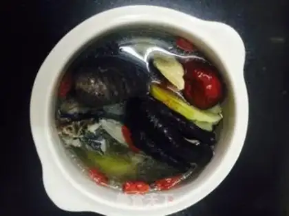 Make Powdering soup with glue step 5