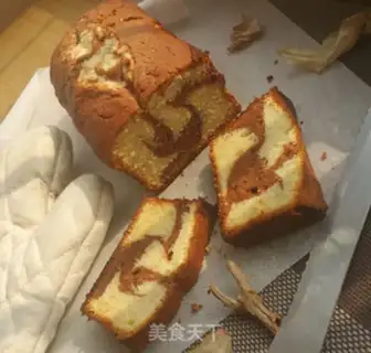 Make Marble pound cake step 11