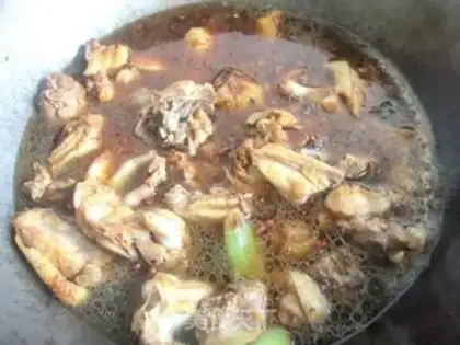 Make A fan-cooked chicken step 6