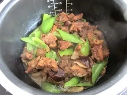 Make A fan-cooked chicken step 7