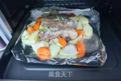Make A red lamb steak step 7