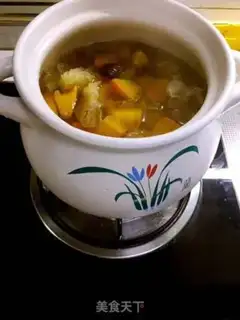 Make Silver ear pumpkin porridge step 3