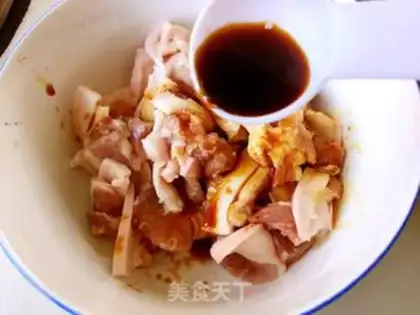 Make Pepper meat step 1