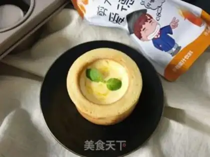 Make Sorcelain cream cake step 7