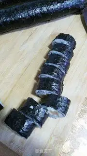 Make Chicken steak sushi step 8