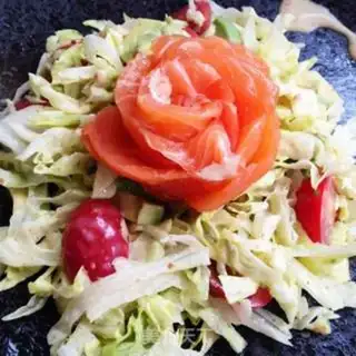 Make Salad salmon step 2