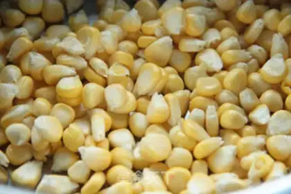 Make Salted egg yolk corn step 1