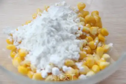 Make Salted egg yolk corn step 4