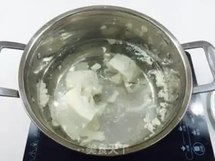 Make Potato tofu cream sauce step 0