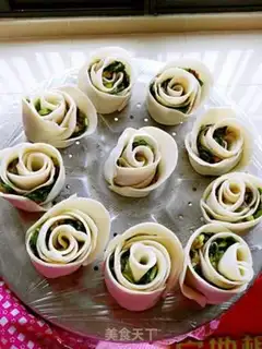 Make Rose dumplings step 7