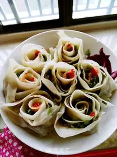 Make Rose dumplings step 11