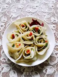 Make Rose dumplings step 13