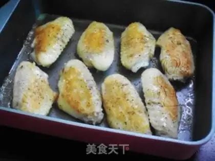 Make Black pepper chicken wings step 5
