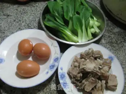 Make ♪ A green green-leaved omelet soup ♪ step 0
