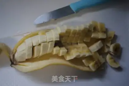 Make Potato banana almond soy sauce step 1