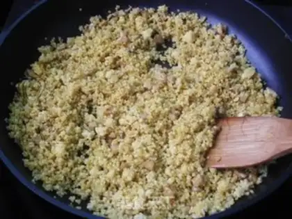 Make walnut cranberry rice step 5