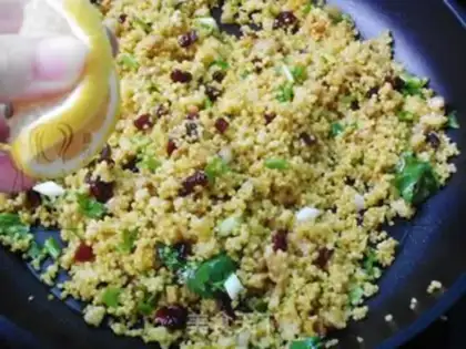 Make walnut cranberry rice step 7