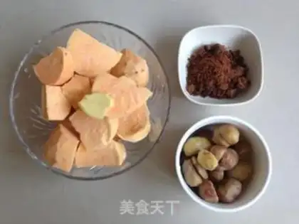 Make Potato chestnut sugar step 0