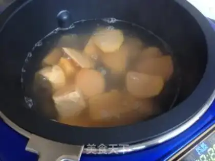 Make Potato chestnut sugar step 2