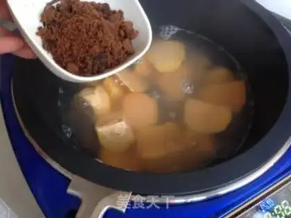 Make Potato chestnut sugar step 3
