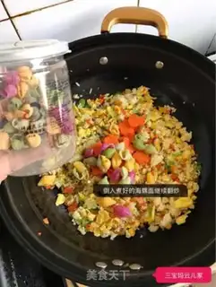 Make Snail fried rice step 6