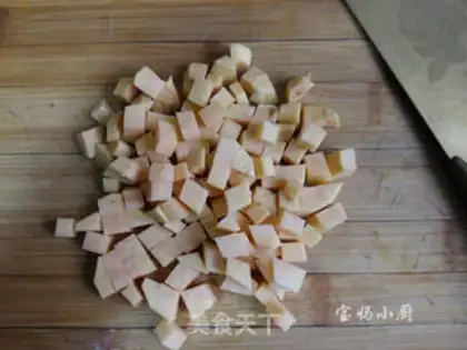 Make Red potato rice step 1