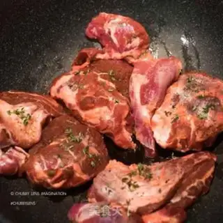 Make Cow cheeks step 2