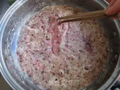 Make Red rice buns step 2