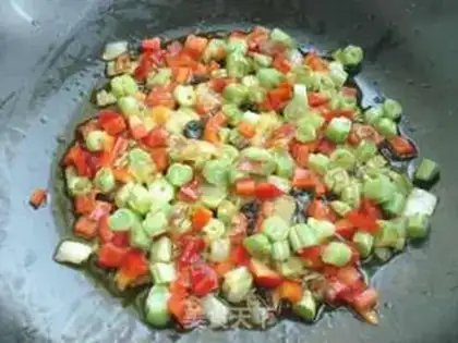Make Shrimp rice step 3