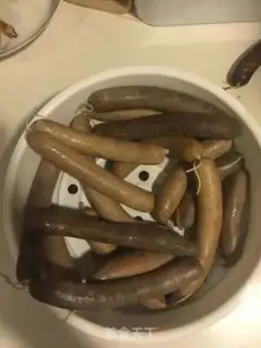 Make Homemade little sausages step 11