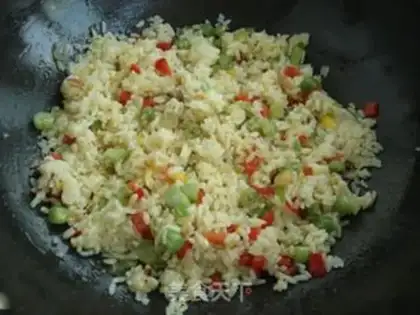 Make Shrimp rice step 5