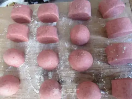Make Red rice buns step 5