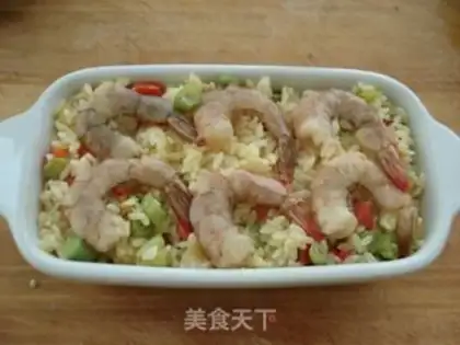 Make Shrimp rice step 6