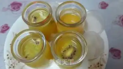 Make Mango pudding step 5
