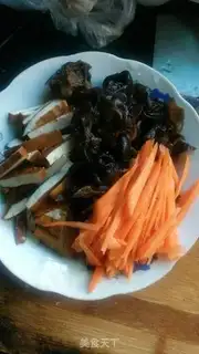 Make Tofu dry wood carrots step 0