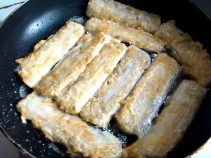 Make Fried veggie fish step 3