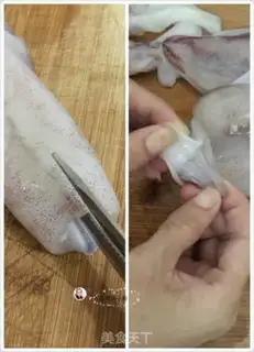 Make Fired squid flowers step 0