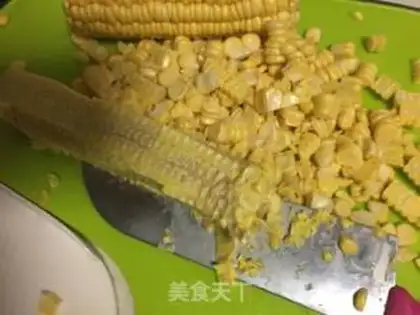 Make walnut corn juice step 1