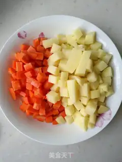 Make Curry chicken rice step 4