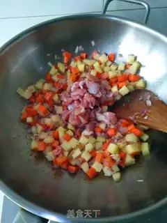 Make Curry chicken rice step 7