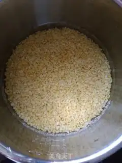 Make Green bean cake step 1
