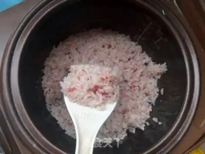 Make Red rice pineapple step 2