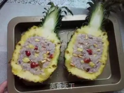 Make Red rice pineapple step 6