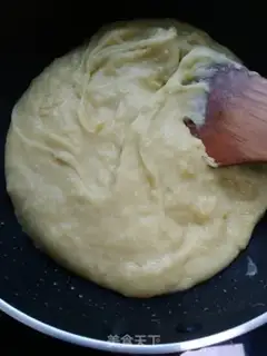 Make Green bean cake step 4