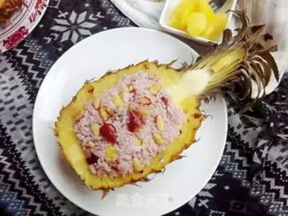 Make Red rice pineapple step 9