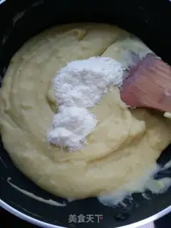 Make Green bean cake step 6