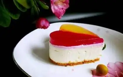 Make A cheesecake with a heart step 17