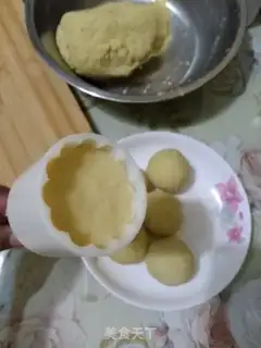 Make Green bean cake step 9