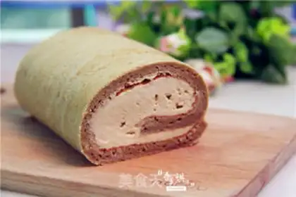 Make Coffee cream cake roll step 13