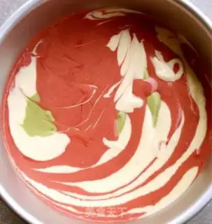 Make Three-color twilight cake step 12